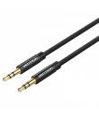 Vention Cable Estereo Jack Macho 3.5 a Jack Macho 3.5 - 0.5m - Color Negro