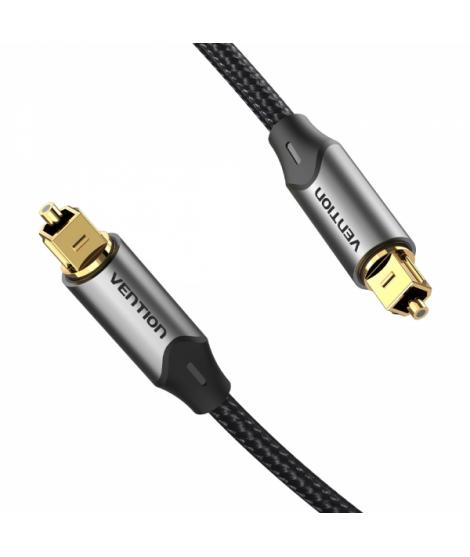 Vention Cable de Audio de Fibra Optica - 1.5m - Gris Metalizado