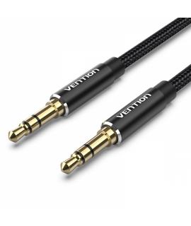 Vention Cable Estereo Jack 3.5 Macho a Jack 3.5 Macho - 1m - Color Negro