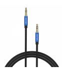 Vention Cable Estereo Jack 3.5 Macho a Jack 3.5 Macho - 0.5m - Color Azul