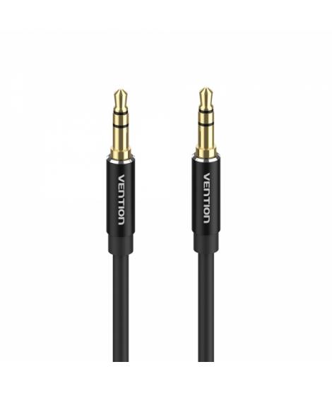 Vention Cable Estereo Jack 3.5 Macho a Jack 3.5 Macho - 1m - Color Negro