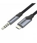 Vention Cable Audio MicroUSB Macho a Jack 3.5 Macho - 1.5m - Color Negro