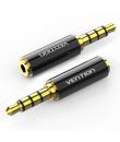 Vention Adaptador Jack 3.5 Macho a Jack 2.5 Hembra - Color Negro