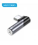 Vention Adaptador USB-C Macho a Jack 3.5mm Hembra - Aluminio Gris