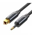 Vention Cable de Audio de Fibra Optica - 1m - Color Negro