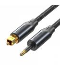 Vention Cable de Audio de Fibra Optica - 1m - Color Negro