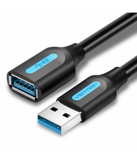 Vention Cable Extension USB 3.0 A Macho a A Hembra - 0.5m - Color Negro