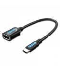 Vention Conversor USB-C Macho a USB A Hembra - 0.15m - Color Negro