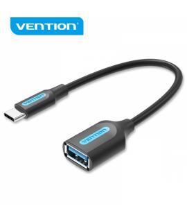 Vention Adaptador USB 3.1 Macho a USB-C Hembra - 0.15m - Color Negro