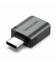 Vention Adaptador USB-C Macho a USB 3.0 Hembra - Color Gris