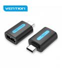 Vention Adaptador USB-C Macho a USB 2.0 A Hembra - Color Negro