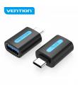 Vention Adaptador USB-C Macho a USB 3.0 A Hembra - Color Negro