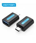 Vention Adaptador USB-C Macho a USB 3.0 A Hembra - Color Negro