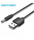 Vention Conversor USB Macho a DC 3.5mm Macho - 1.5m - Color Negro