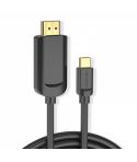 Vention Cable Conversor USB-C Macho a HDMI Macho 1.4 4K - 1m - Color Negro