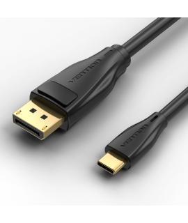 Vention Cable Conversor USB-C Macho a Displayport Macho - 1m - Color Negro