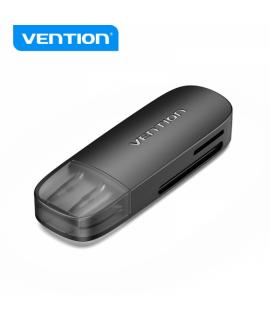 Vention Lector de Tarjetas Externo USB 2.0 - Color Negro