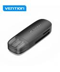 Vention Lector de Tarjetas Externo USB 2.0 - Color Negro