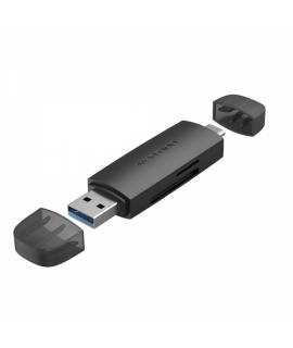 Vention Lector de Tarjetas Externo USB 3.0 y USB-C - Color Negro