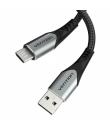 Vention Cable USB 2.0 Macho a MicroUSB Macho 60W 480Mbps - 0.25m - Color Gris