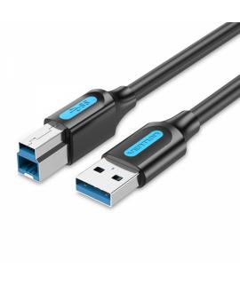 Vention Cable USB-B 3.0 Macho a USB Macho - 1m - Color Negro