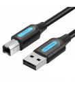 Vention Cable Impresora USB 2.0 Macho a USB-B Macho - 0.5m - Color Negro