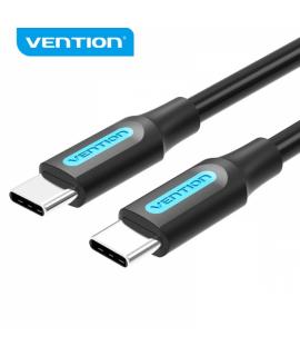 Vention Cable USB-C Macho a USB-C Macho - 0.5m 3A PD60W - Color Negro