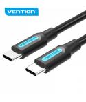 Vention Cable USB-C Macho a USB-C Macho - 0.5m 3A PD60W - Color Negro