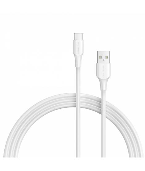 Vention Cable USB-A Macho a USB-C Macho - 1m - 3A - 60W - 480Mbps - Color Blanco