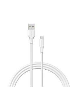 Vention Cable USB 2.0 Macho a MicroUSB Macho - 1.5m - 3A - 60W - 480Mbps - Color Blanco