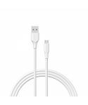 Vention Cable USB 2.0 Macho a MicroUSB Macho - 1.5m - 3A - 60W - 480Mbps - Color Blanco