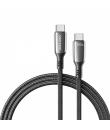 Vention Cable USB-C Macho a USB-C Macho - 1.2m - 5A - PD100W - Color Negro