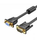 Vention Cable Extension VGA Macho a Hembra - 1m - Color Negro