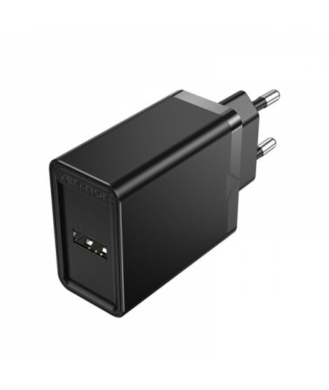 Vention Cargador de Pared USB-A 2.4A 12W - Color Negro