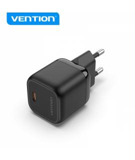 Vention Cargador de Pared GaN USB-C 30W 3A - Carga Rapida - Color Negro