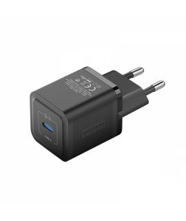 Vention Cargador de Pared GaN USB-C 20W - Carga rapida EU - Color Negro