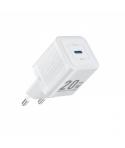 Vention Cargador de Pared GaN USB-C 20W - Carga rapida EU - Color Blanco