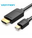 Vention Cable Mini DP Macho a HDMI Macho 1.4 - 1.5m - Color Negro