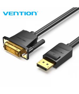 Vention Cable Conversor Displayport Macho a DVI Macho - 2m - Color Negro