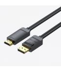 Vention Conversor DisplayPort Macho a HDMI Macho 4K - 2m - Color Negro