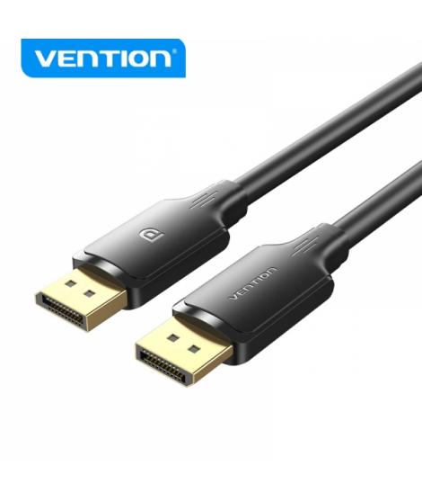 Vention Cable DisplayPort Macho a DisplayPort Macho 4K - 1m - Color Negro