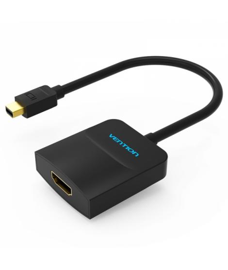 Vention Adaptador Mini Displayport Macho a HDMI Hembra - 0.15m - Color Negro