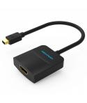 Vention Adaptador Mini Displayport Macho a HDMI Hembra - 0.15m - Color Negro