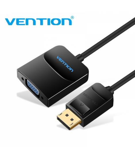 Vention Conversor Displayport Macho a VGA Hembra - 0.15m - Color Negro