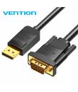 Vention Cable Conversor Displayport Macho a VGA Macho - 1.5m - Color Negro