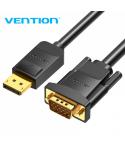 Vention Cable Conversor Displayport Macho a VGA Macho - 1.5m - Color Negro