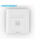 Vention Placa de Pared Tipo 86 - 1 Puerto RJ45 - Conexion Ethernet