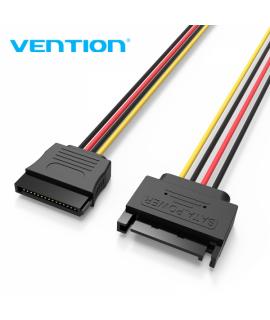 Vention Cable de Alimentacion Extension SATA 15P - 0.3m - Color Negro