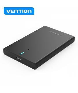 Vention Caja Externa para Disco Duro de 2.5" USB 3.0 a Micro USB Sin Tornillos - Color Negro