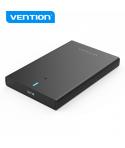 Vention Caja Externa para Disco Duro de 2.5" USB 3.0 a Micro USB Sin Tornillos - Color Negro